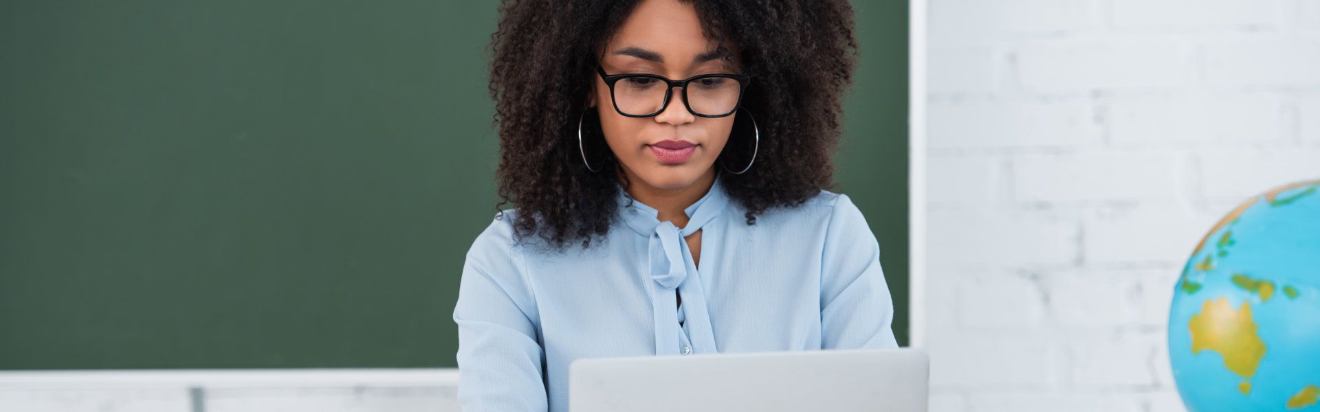 teaching using a laptop